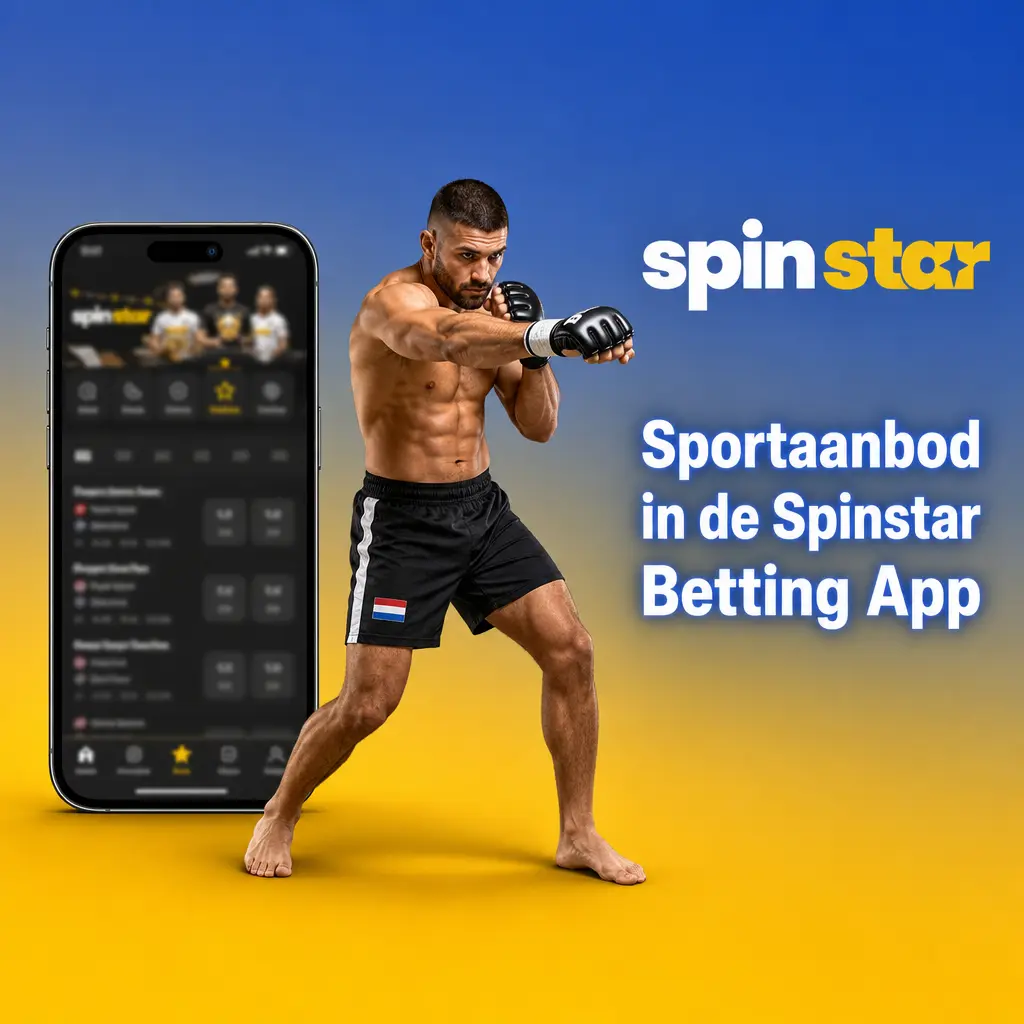 Sportaanbod in de Spinstar betting app